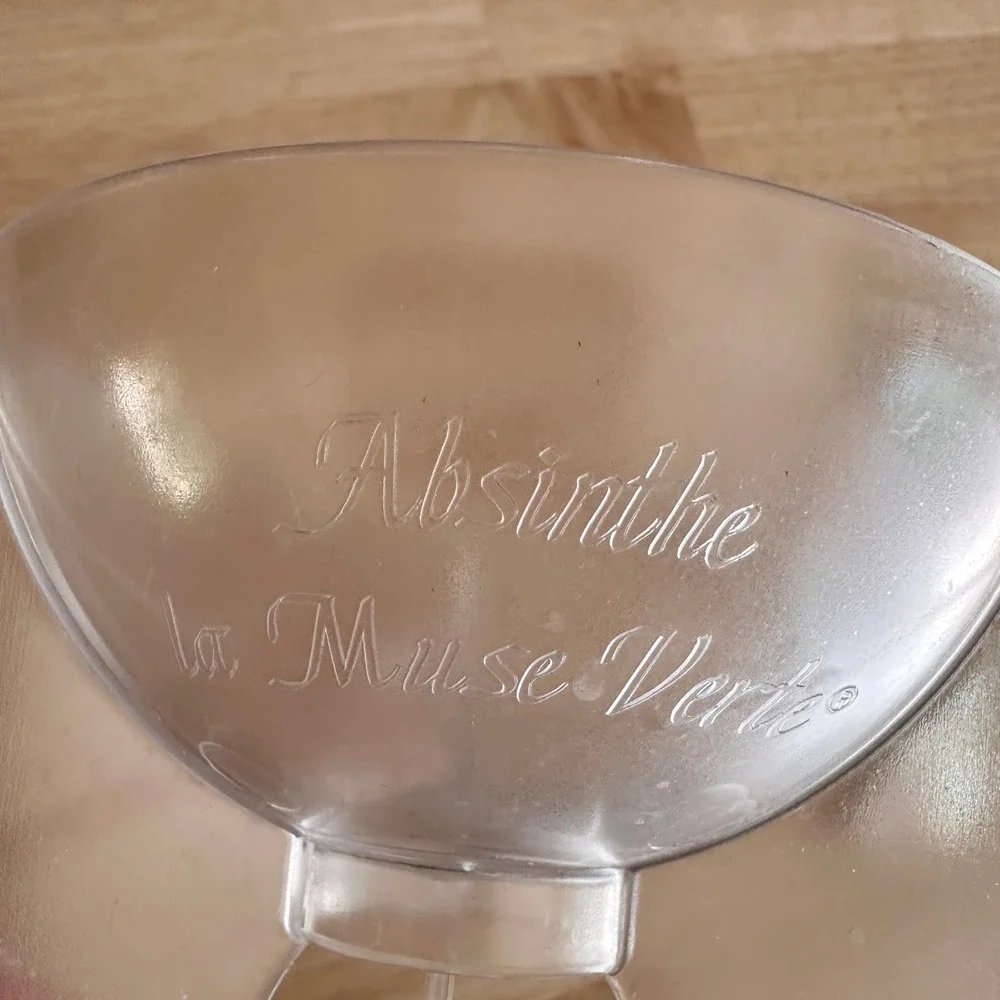 Absinthe Spoon Set La Muse Verte Drip Cup French Man Art Nouveau Sugar‎ Spoons